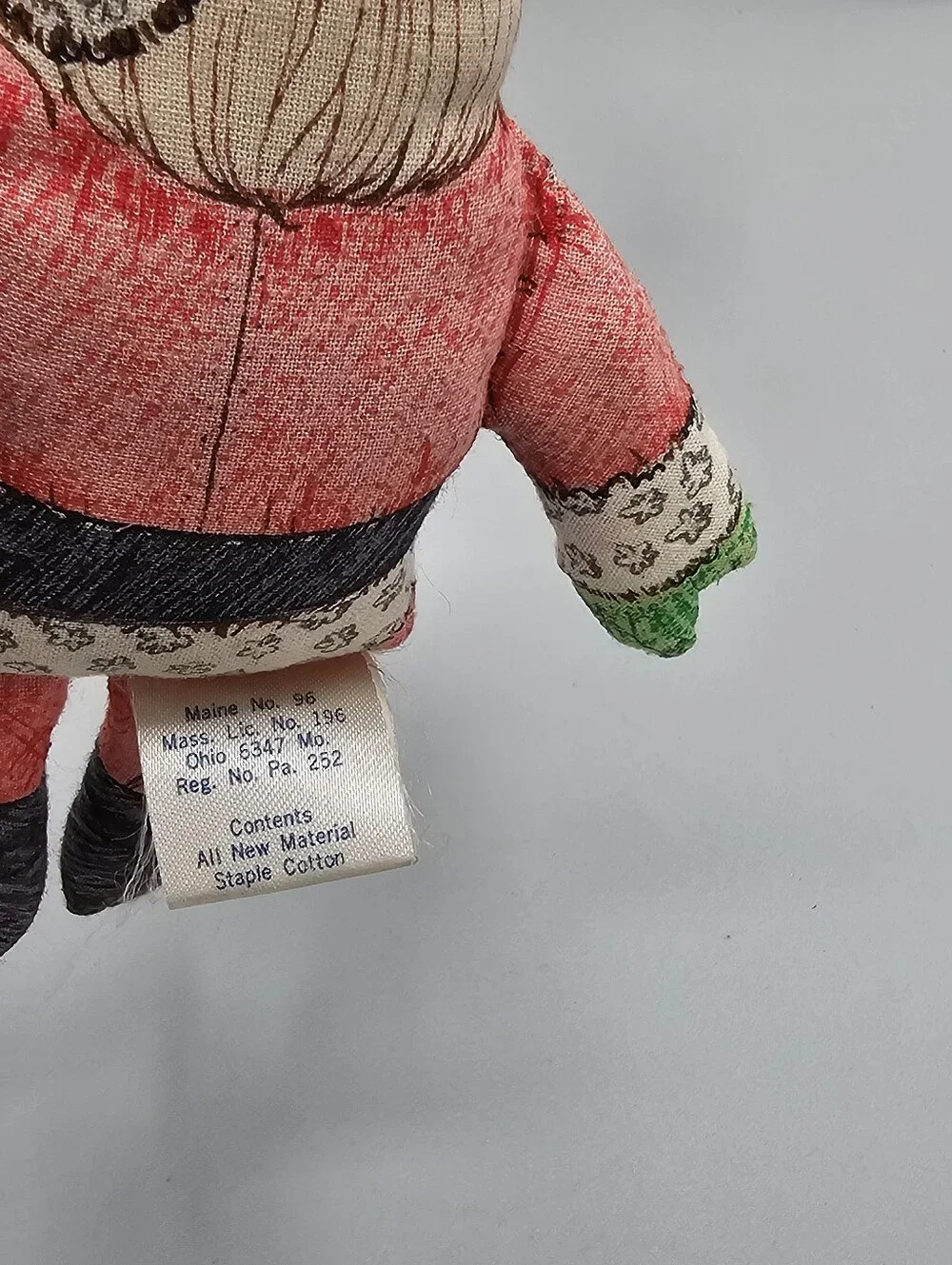 70s Hallmark Drummer Santa Plush Ornament Lot Toy Works Set Vintage Christmas
